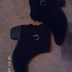 Black ankle boots